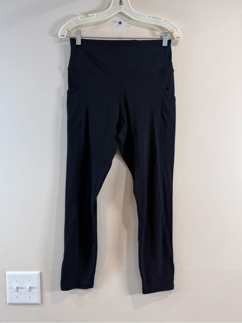 🔥Quince Women’s Leggings Black High-Waist Size L EC🔥
